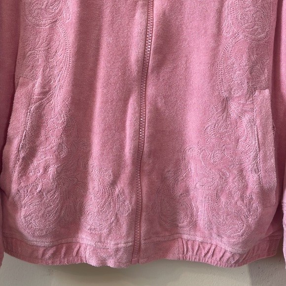 Nasir Mazhar x Topman Pink Terry Cloth Zip-up Size Small - Picture 9 of 16